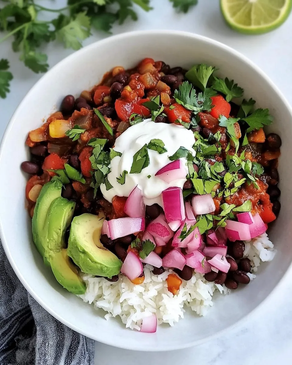 Delicious Black Bean Skillet Dinner image