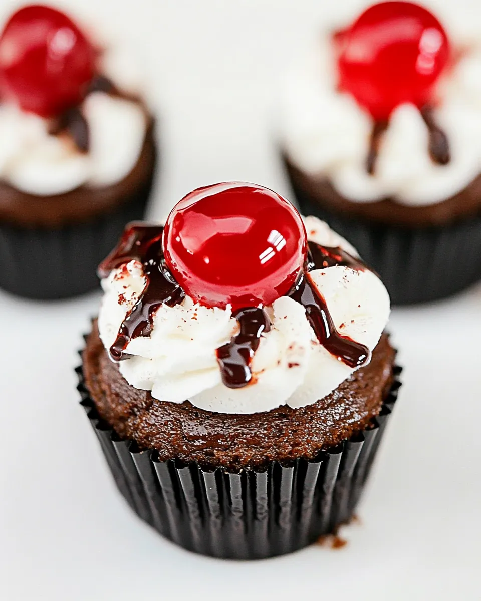 Classic Black Forest Mini Cheesecakes image