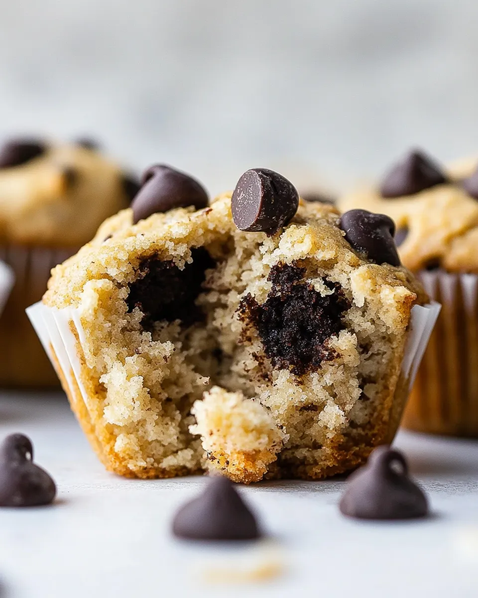 Best Black Walnut Chocolate Chip Keto Low-Carb Muffins With Almond Flour dish photo