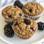 Homemade Blackberry Bran Muffins photo