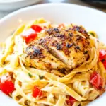 Homemade Blackened Chicken Fettuccine photo