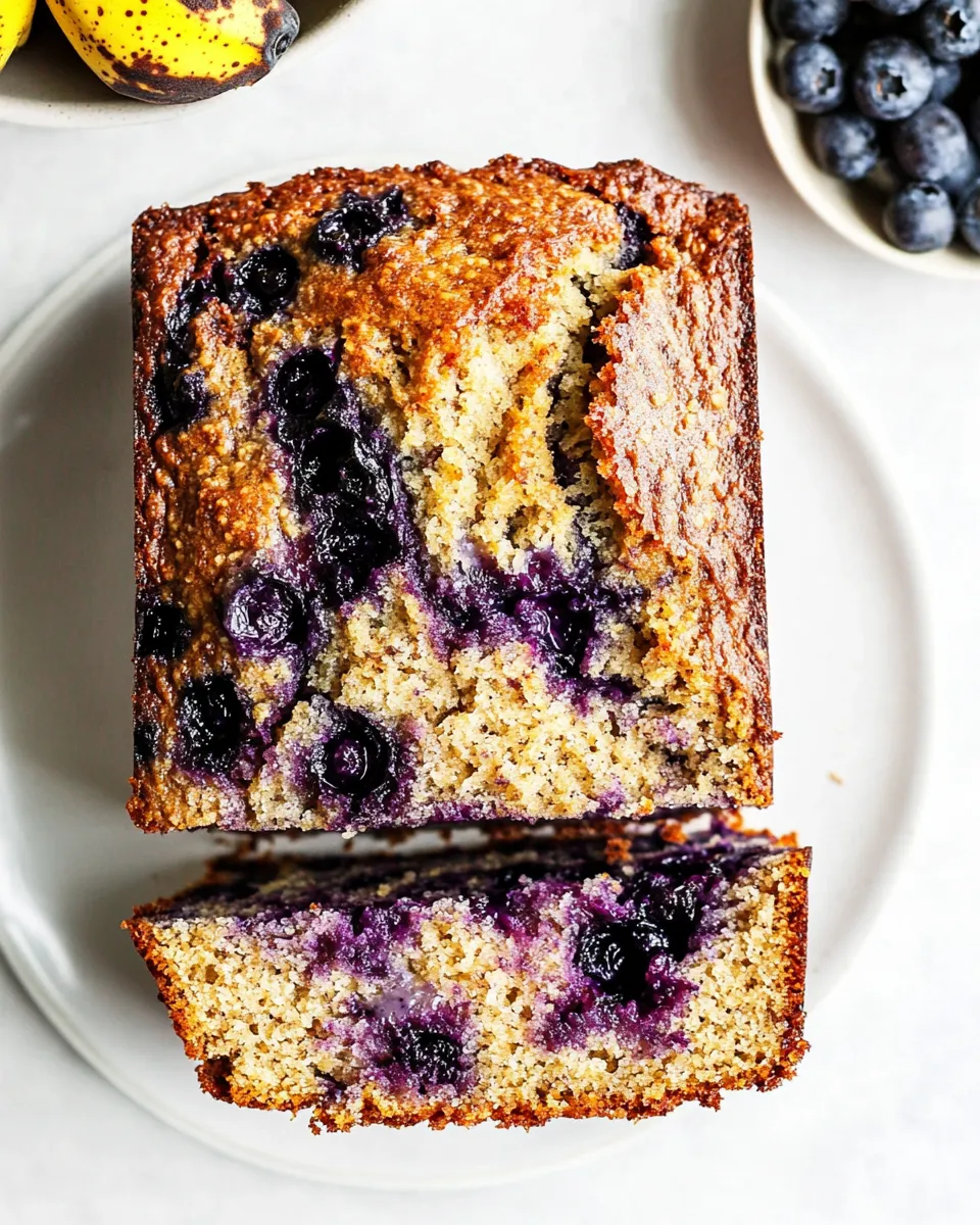 Homemade Blueberry Banana Bread photo