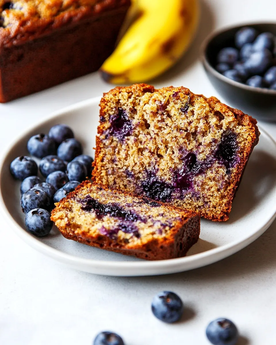 Classic Blueberry Banana Bread image