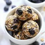 Homemade Blueberry Coconut Energy Bites photo