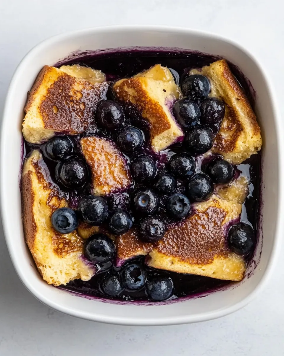 Easy Blueberry Cream Cheese French Toast Bake photo