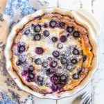 Homemade Blueberry Dutch Baby Pancake photo