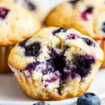 Homemade Blueberry Muffins with Sour Cream photo