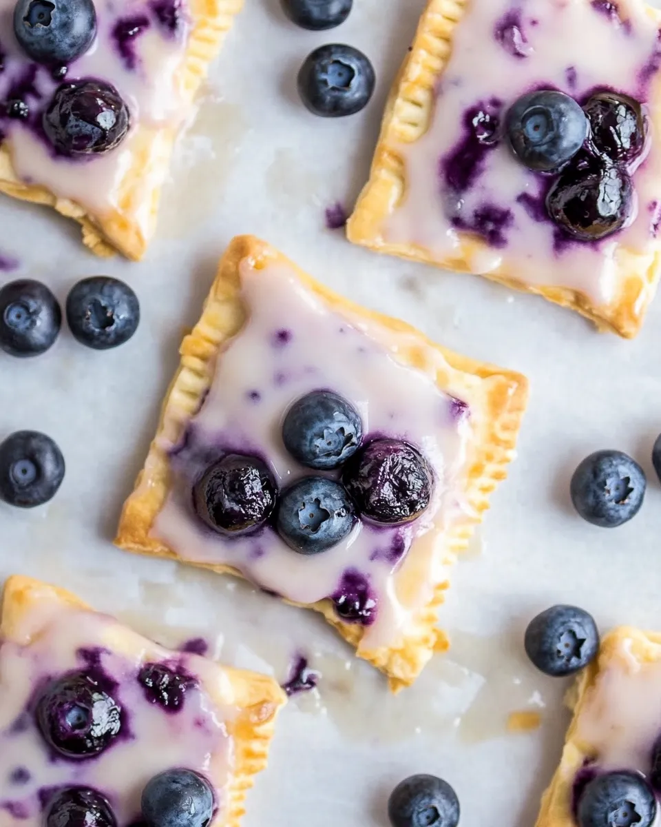 Easy Blueberry Pop Tarts recipe photo