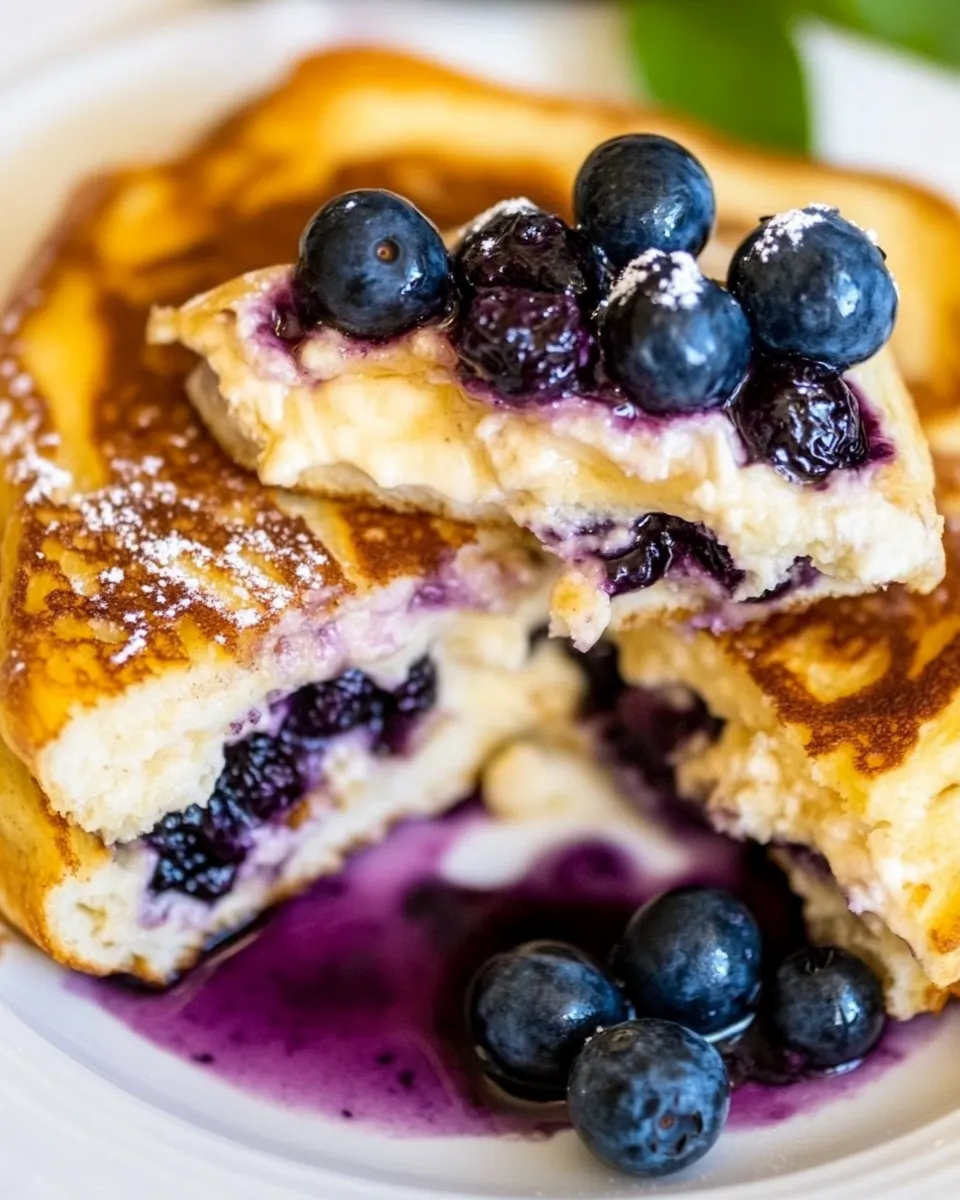 Easy Blueberry Stuffed French Toast recipe photo