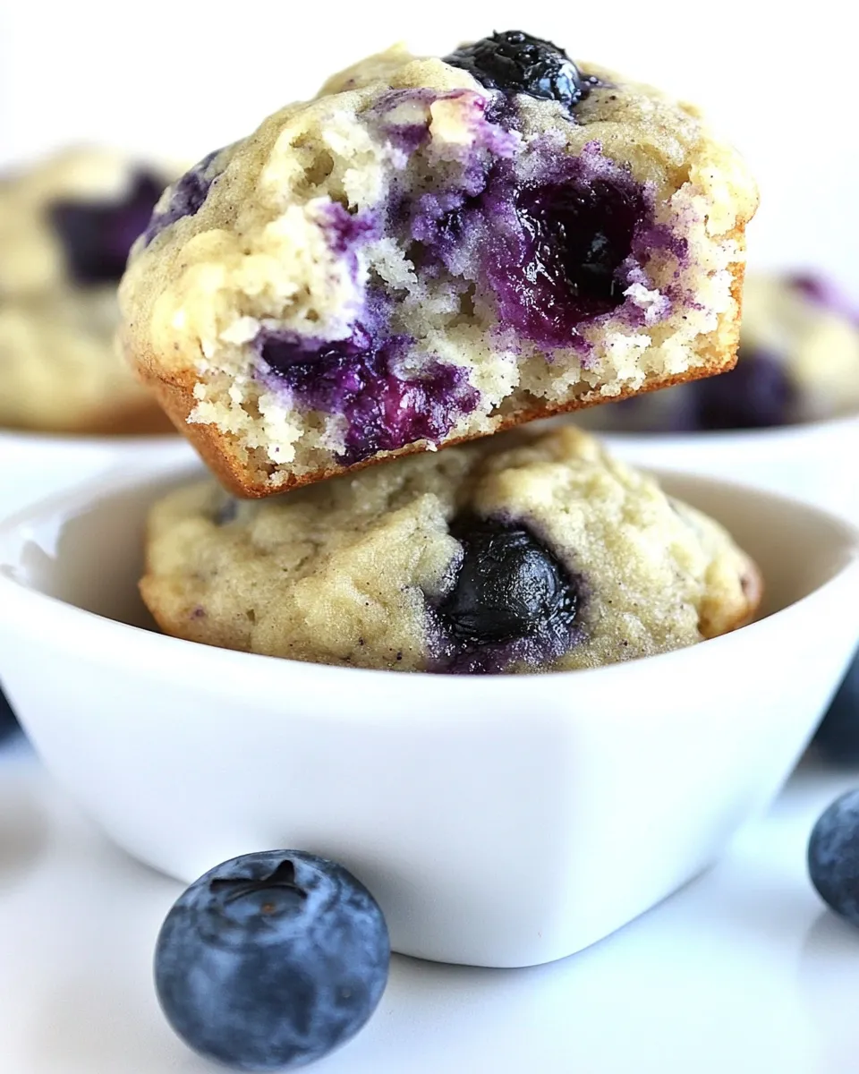 Homemade Blueberry and Banana Muffins (For Dogs) photo
