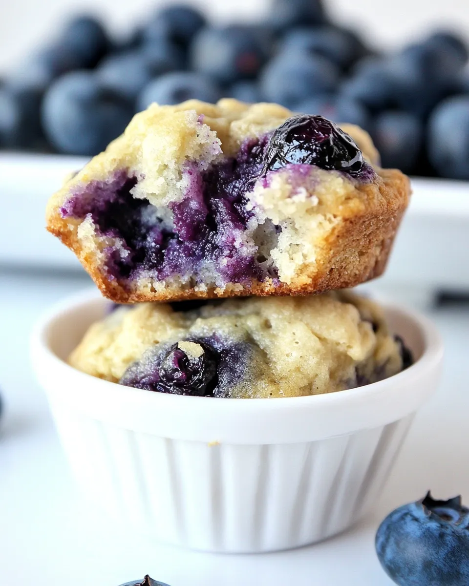 Delicious Blueberry and Banana Muffins (For Dogs) recipe image