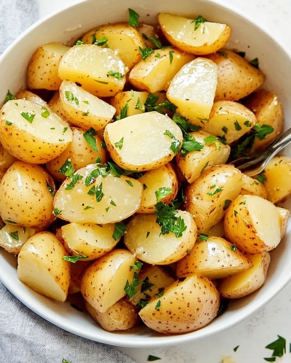 Easy Boiled Potatoes with Parsley recipe photo