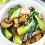Easy Bok Choy and Shiitake Mushrooms in Garlic Sauce photo