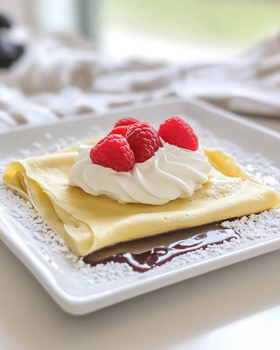 Delicious Boston Cream Pie Crepes shot