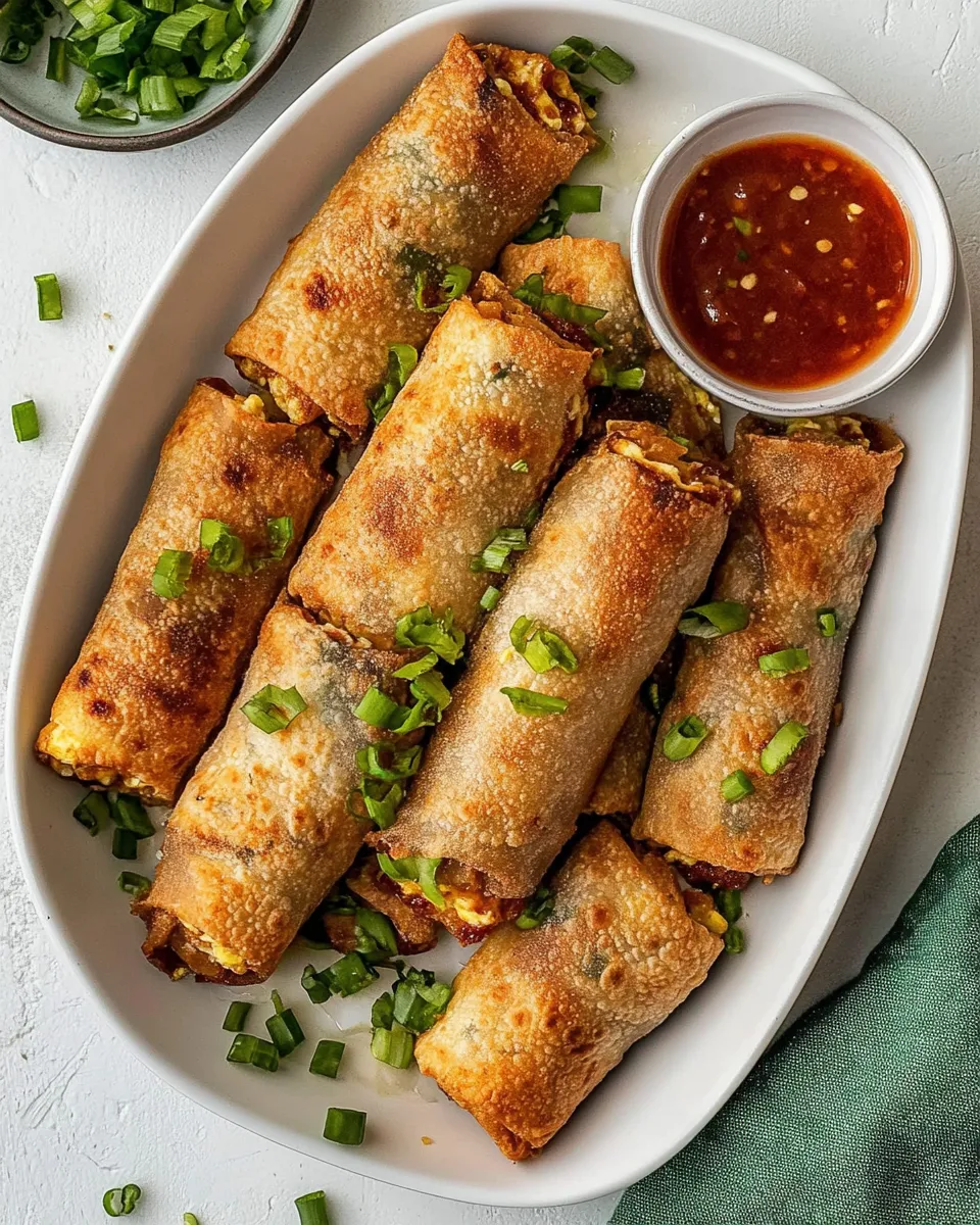 Homemade Breakfast Egg Rolls photo