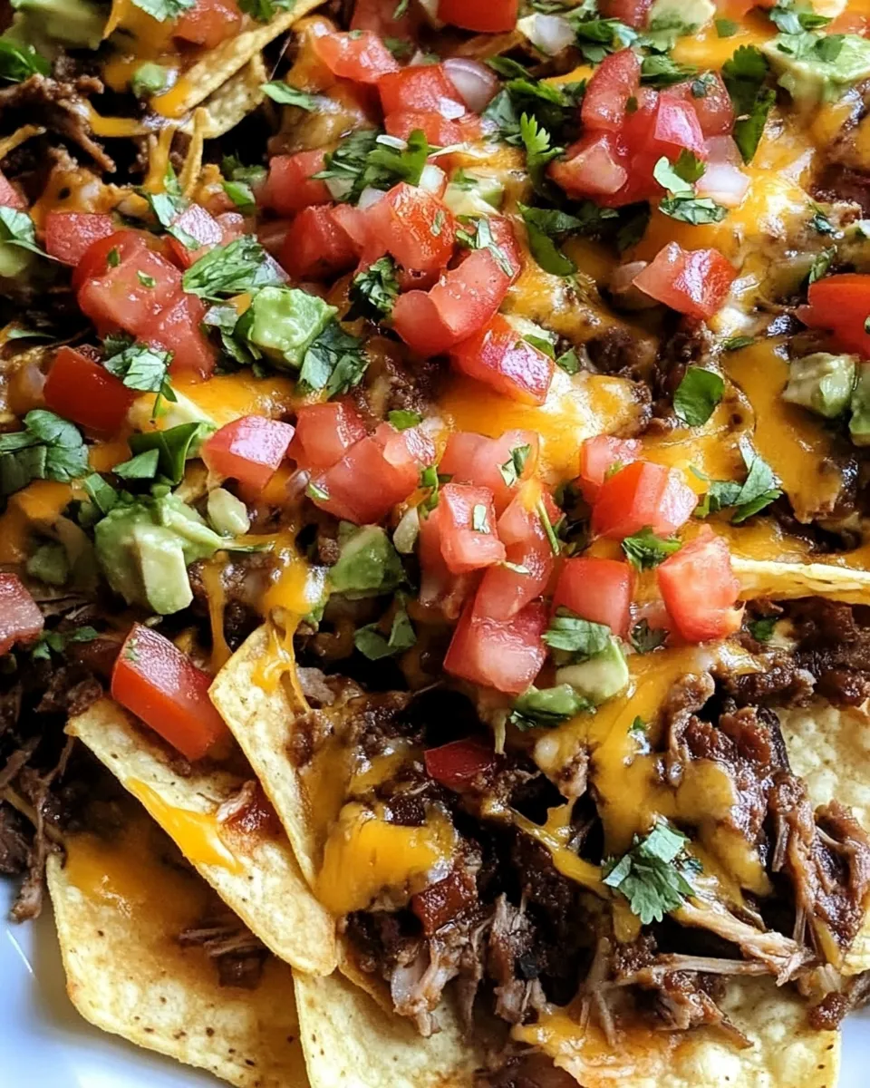 Easy Brisket Nachos Recipe shot
