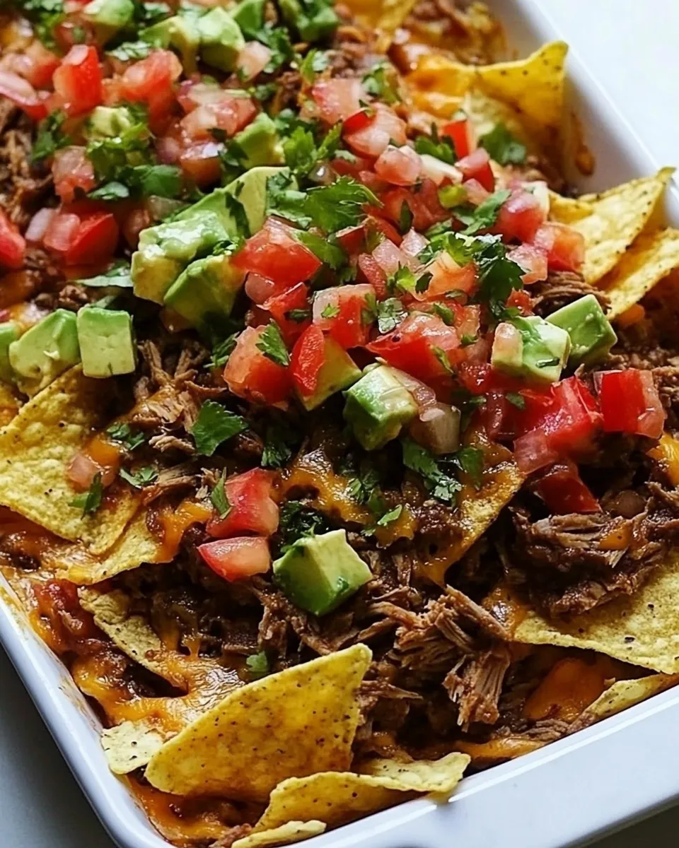 Delicious Brisket Nachos Recipe dish photo