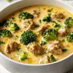 Homemade Broccoli Sausage Soup photo