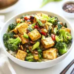 Homemade Broccoli Stir Fry with Crispy Tofu photo