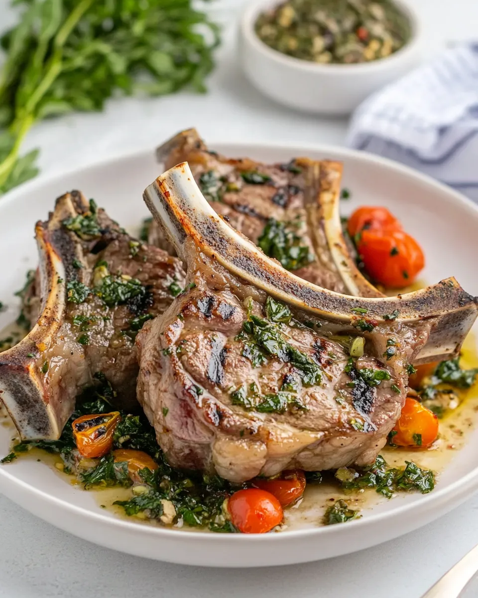 Quick Broiled Lamb Loin Chops image