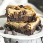 Homemade Brookie Bars (Brownie & Chocolate Chip Cookie Bars) photo