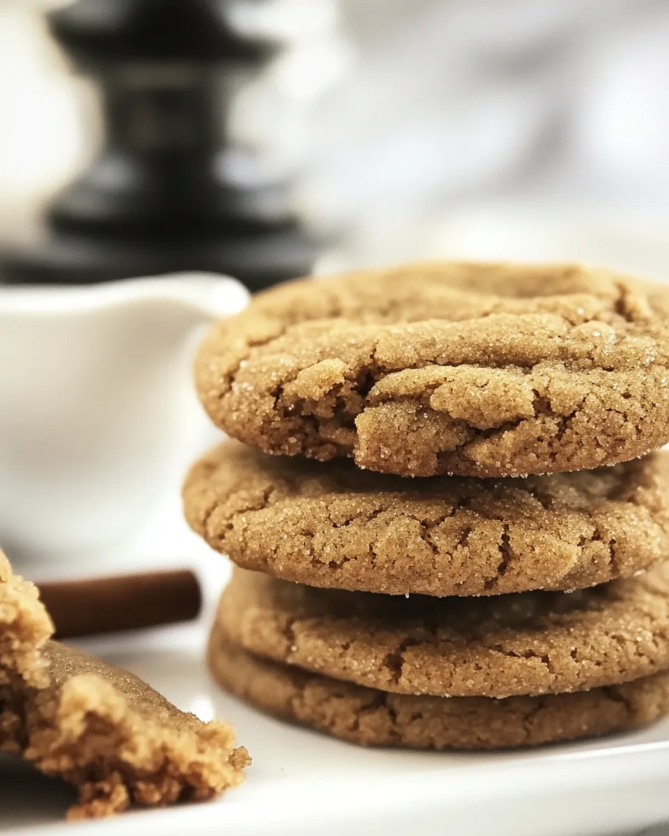 Easy Brown Butter Brown Sugar Cookies shot