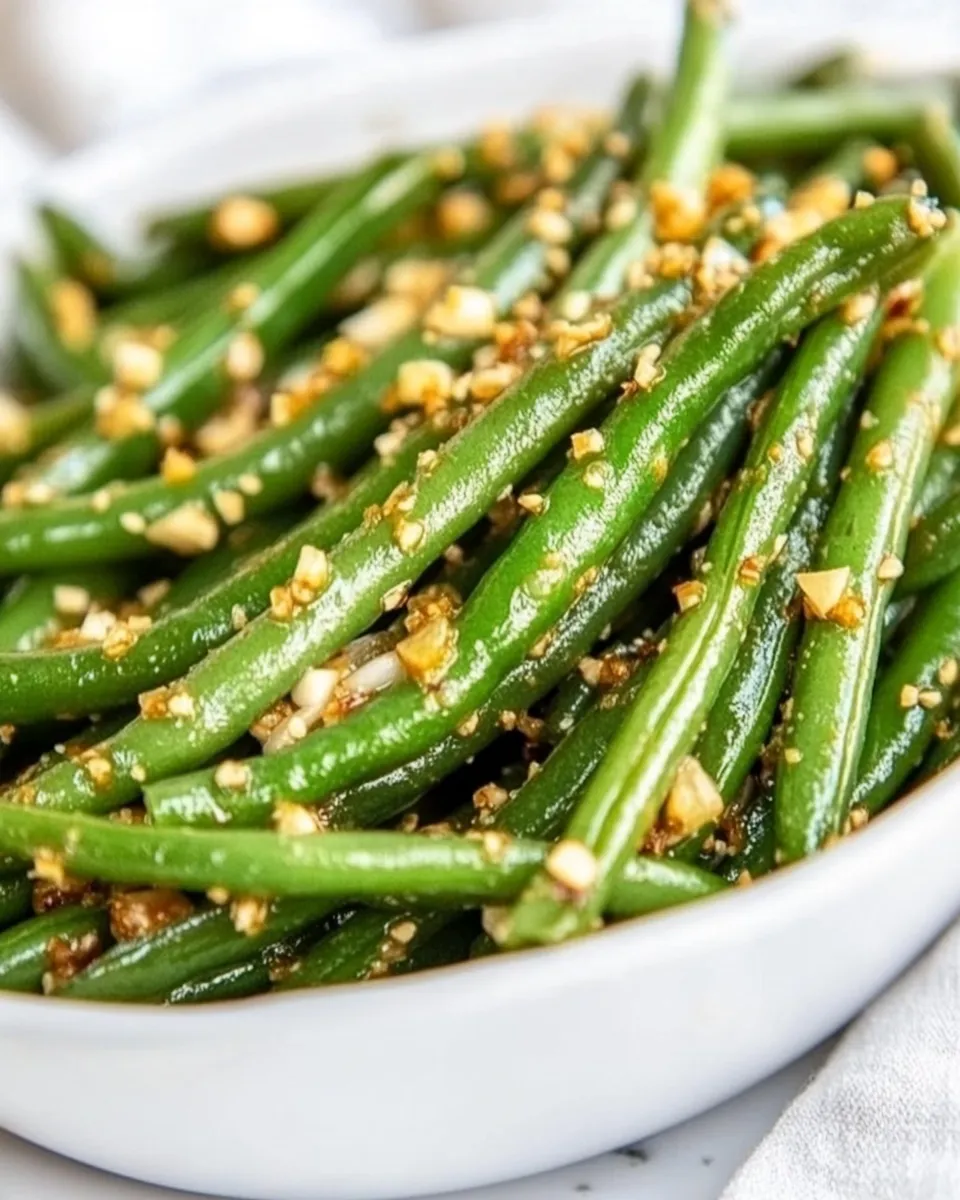 Easy Brown Butter Garlic Green Beans photo