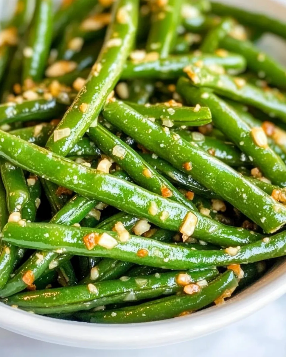 Savory Brown Butter Garlic Green Beans recipe photo