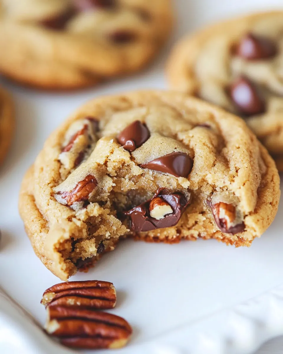 Homemade Brown Butter Pecan Chocolate Chip Cookies photo