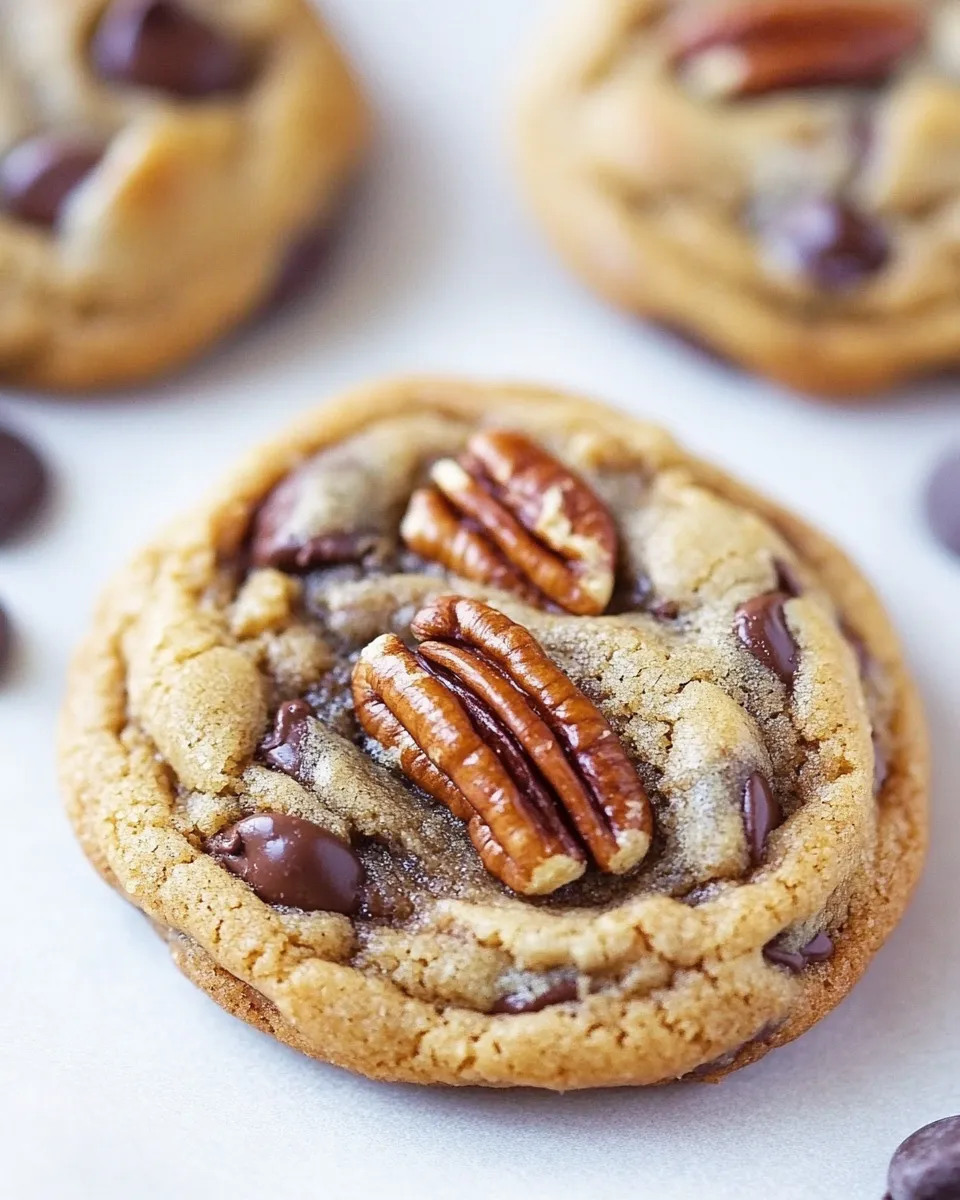 Delicious Brown Butter Pecan Chocolate Chip Cookies shot