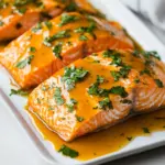 Homemade Brown Sugar Glazed Salmon photo