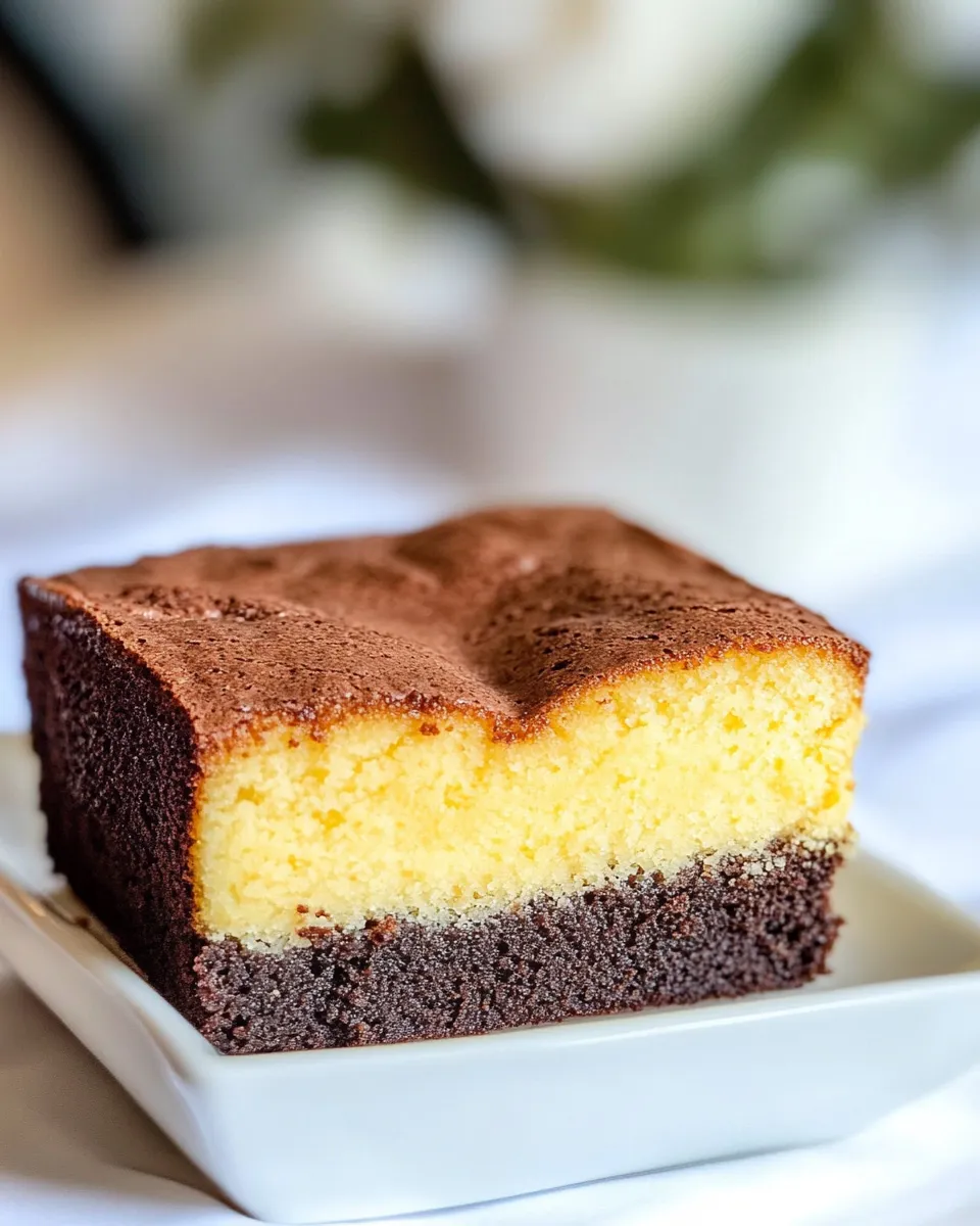 Homemade Brownie Butter Cake photo