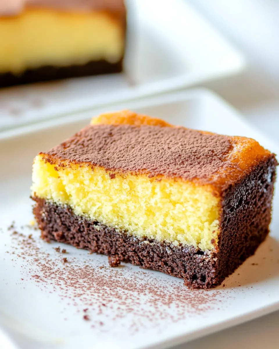 Easy Brownie Butter Cake recipe photo