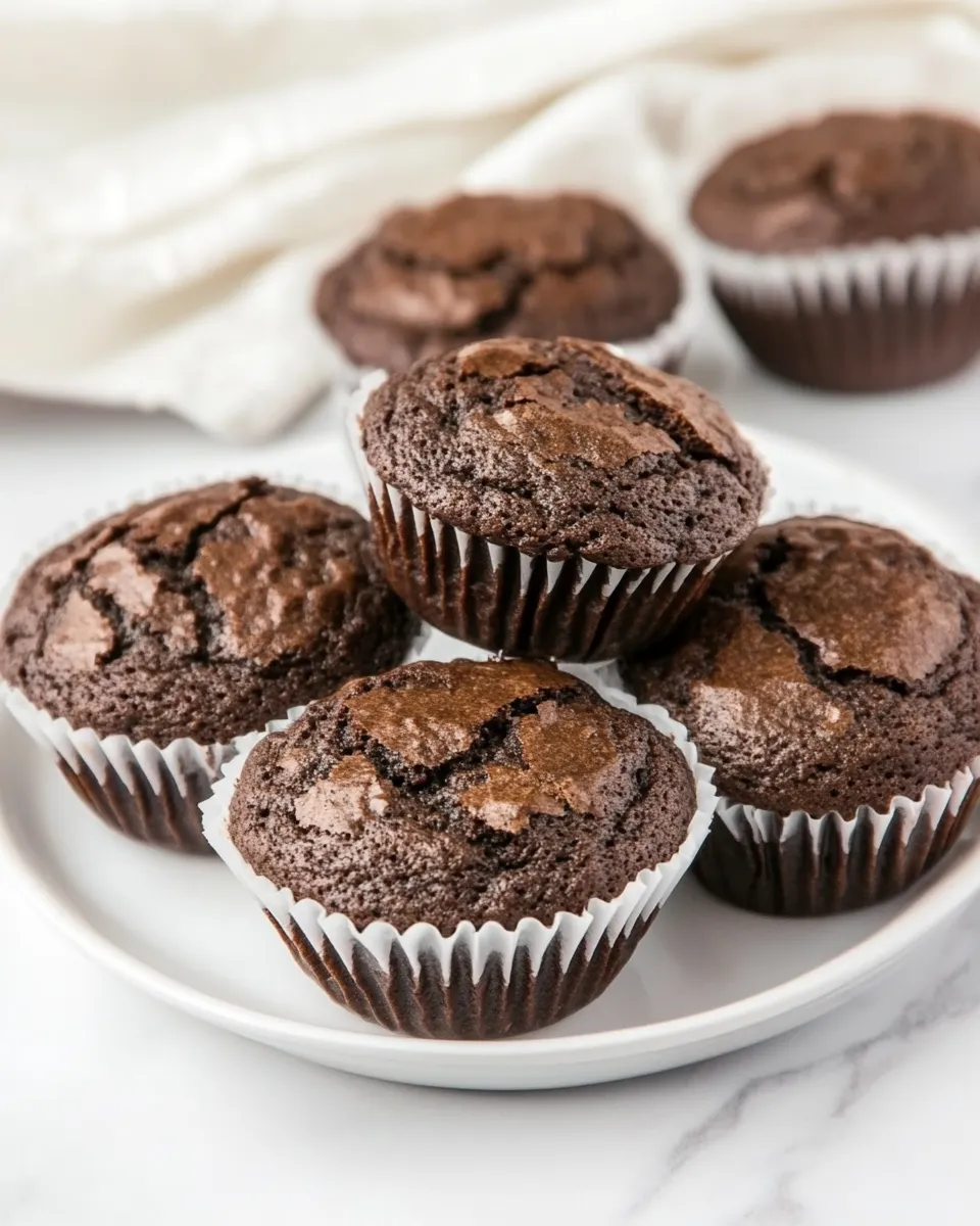 Easy Brownie Muffins recipe photo
