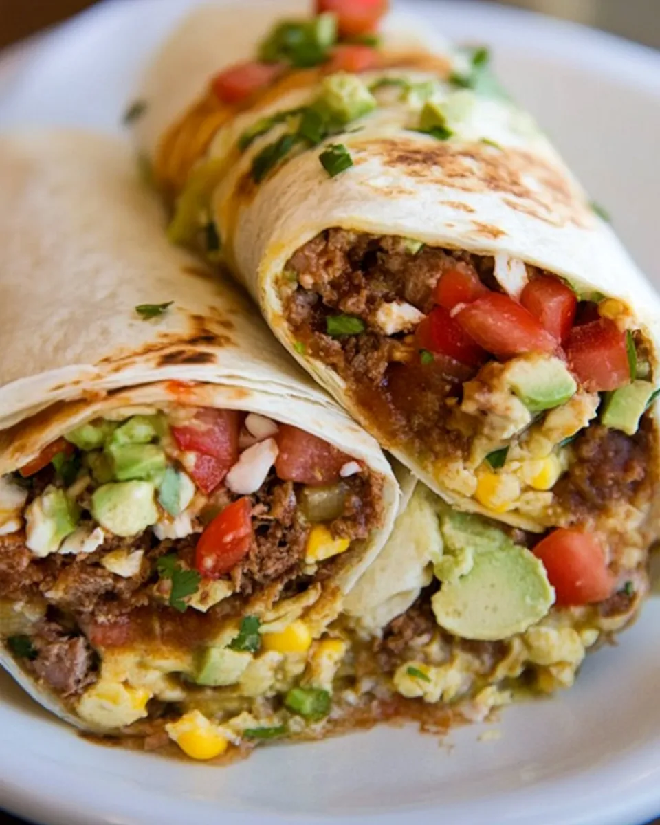 Savory Brunch Burritos dish photo