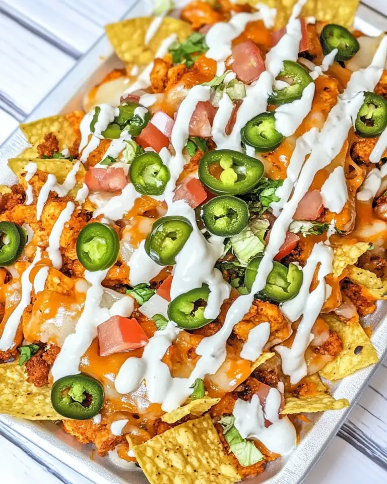 Easy Buffalo Chicken Nachos with Doritos recipe photo