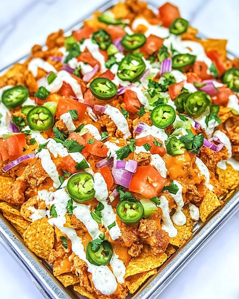 Ultimate Buffalo Chicken Nachos with Doritos image