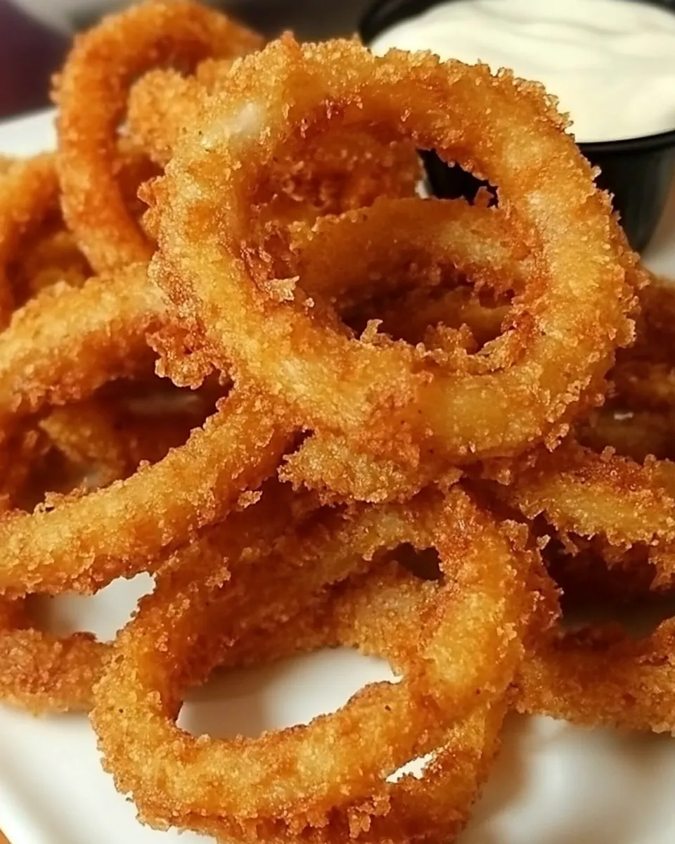 Easy Buffalo Onion Rings recipe photo