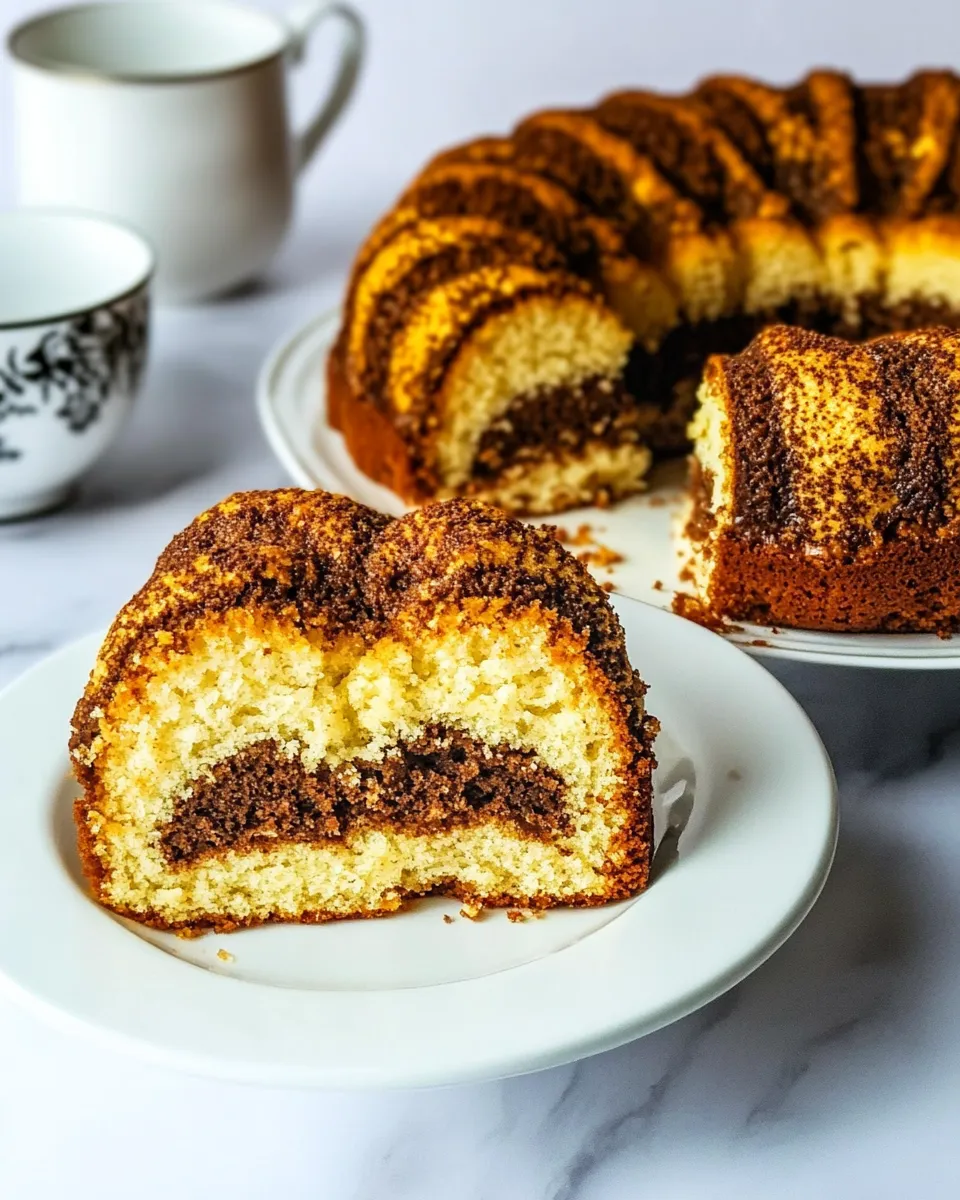 Delicious Bundt Coffee Cake shot