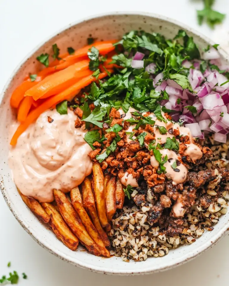 Homemade Burger Bowl Recipe photo
