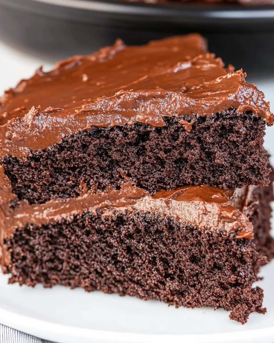 Quick Busy Day Chocolate Cake recipe photo