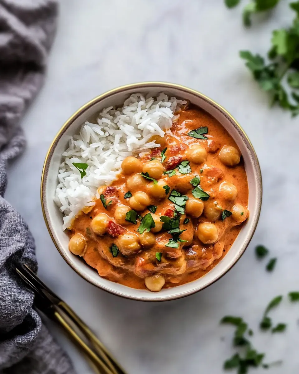 Homemade Butter Chickpeas recipe photo