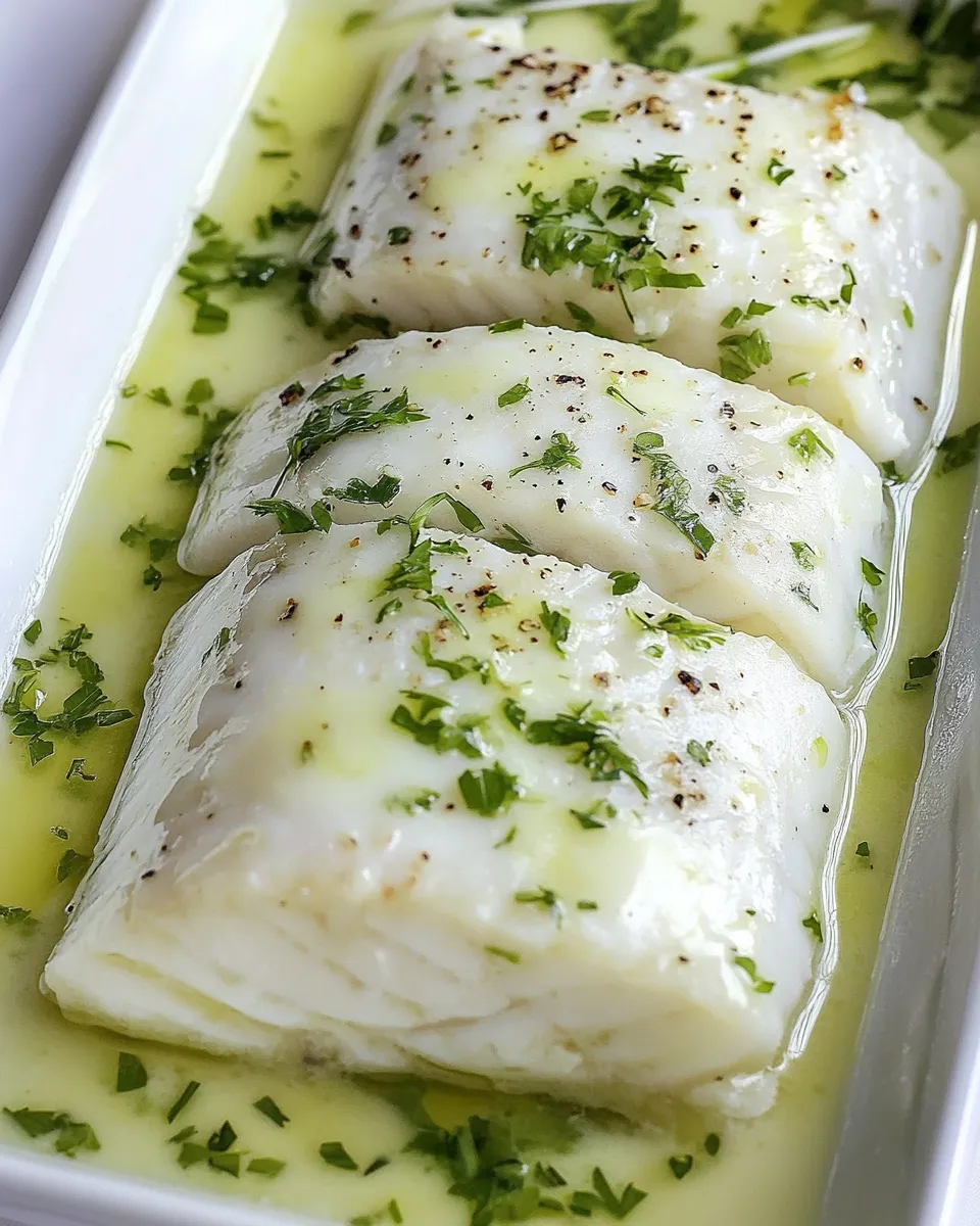 Delicious Butter Poached Fish image
