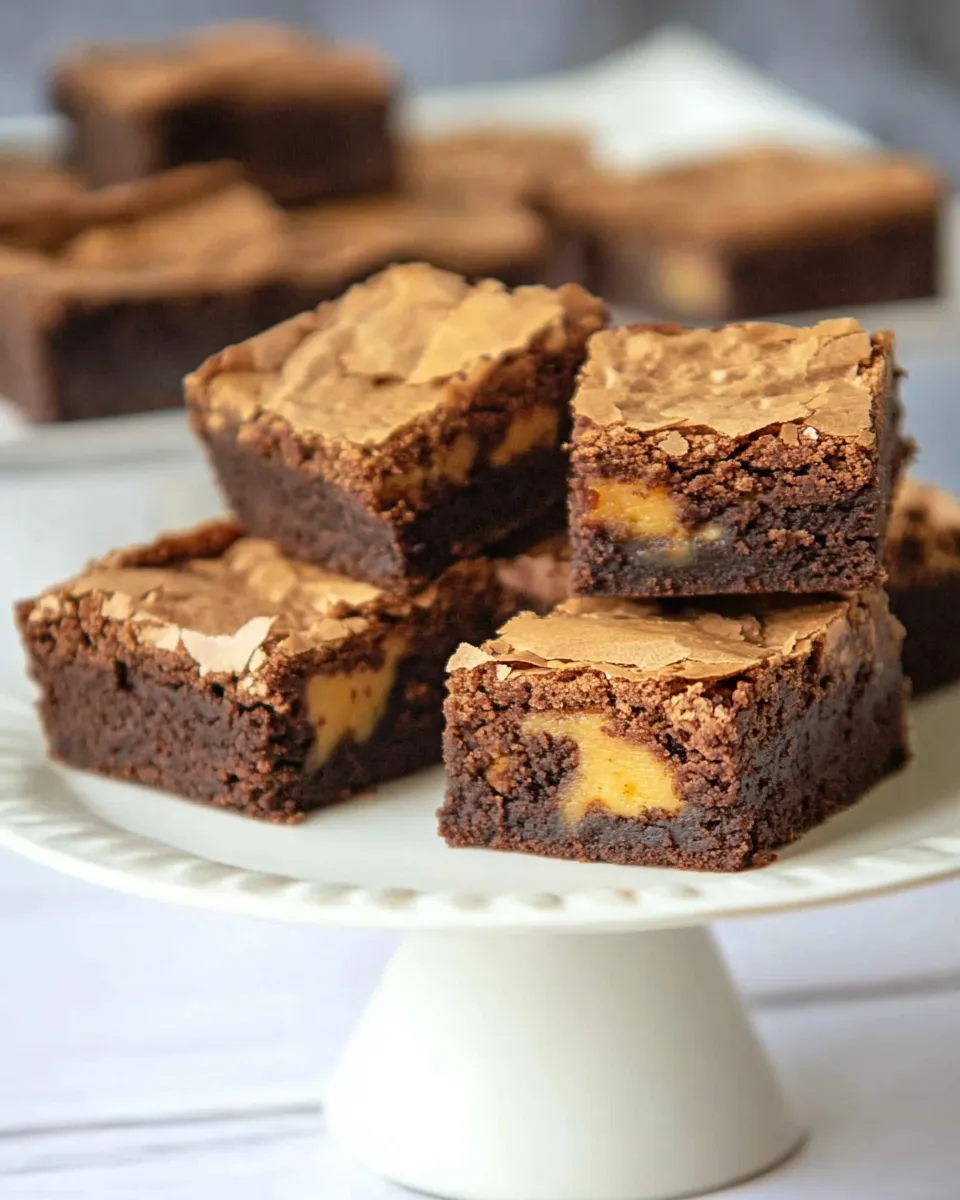 Delicious Butterfinger Brownies image