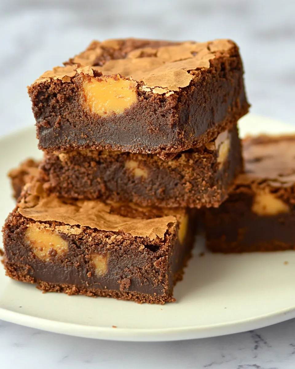 Tasty Butterfinger Brownies shot