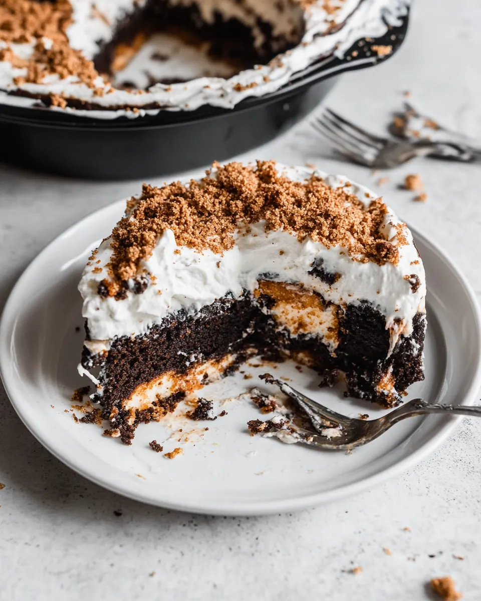 Delicious Butterfinger Cake shot