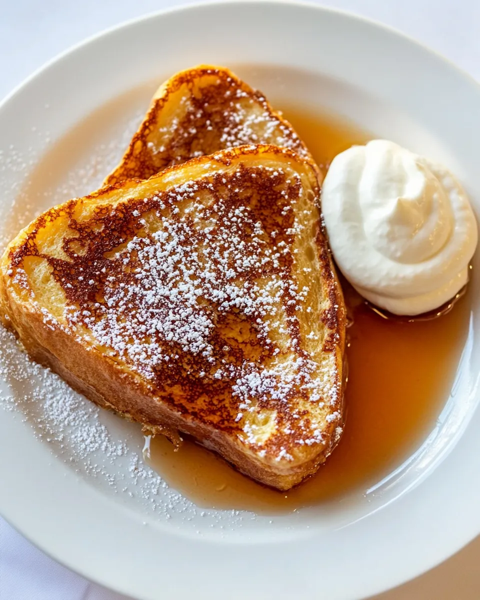 Delicious Buttermilk French Toast shot