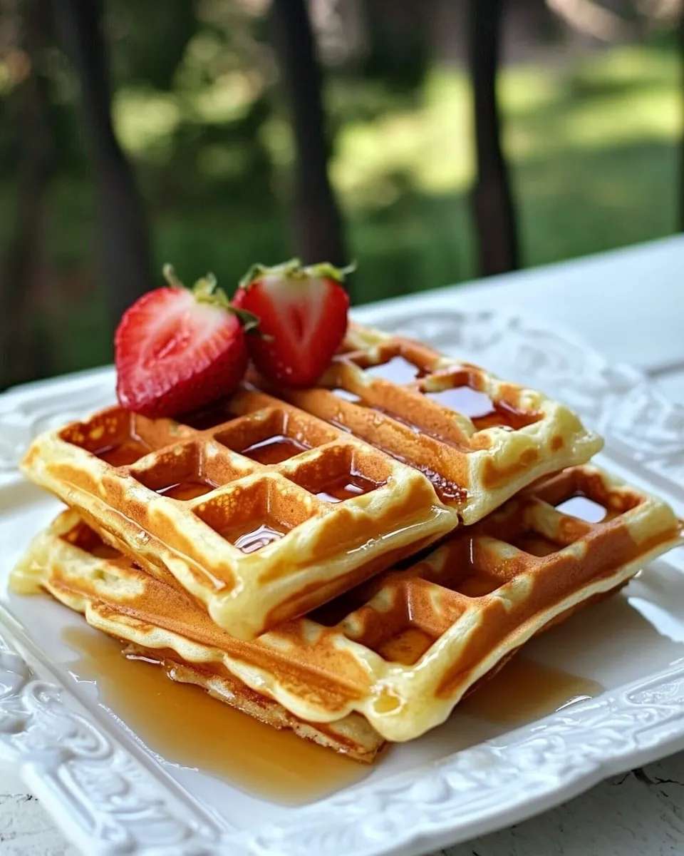 Delicious Buttermilk Waffles Recipe for a Crowd dish photo