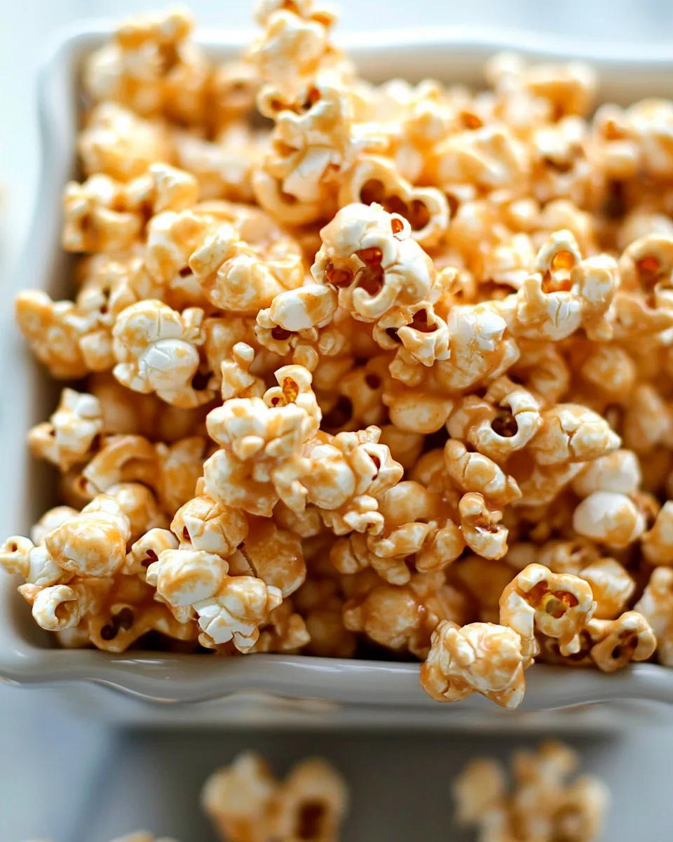 Homemade Butterscotch Popcorn photo