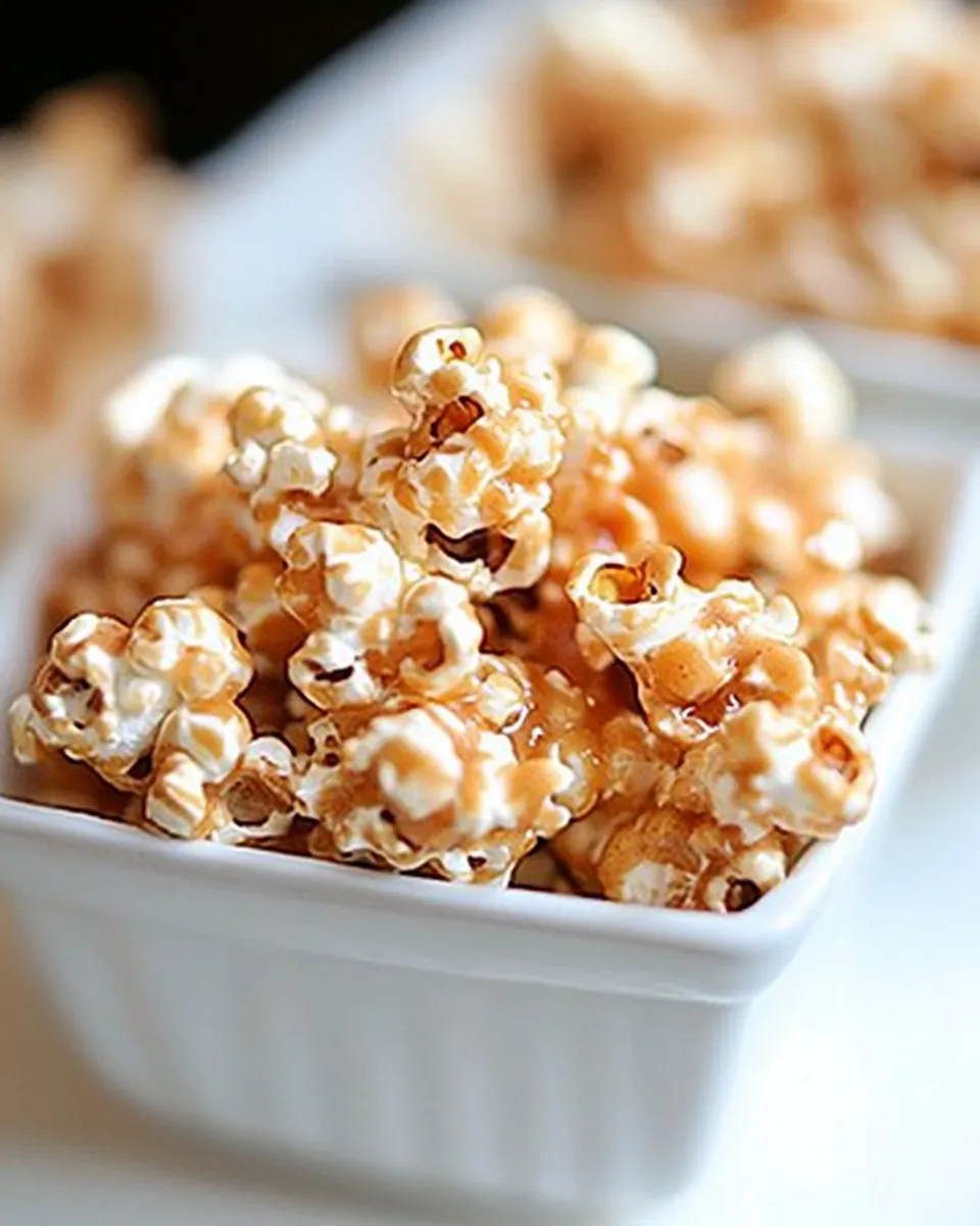 Delicious Butterscotch Popcorn shot